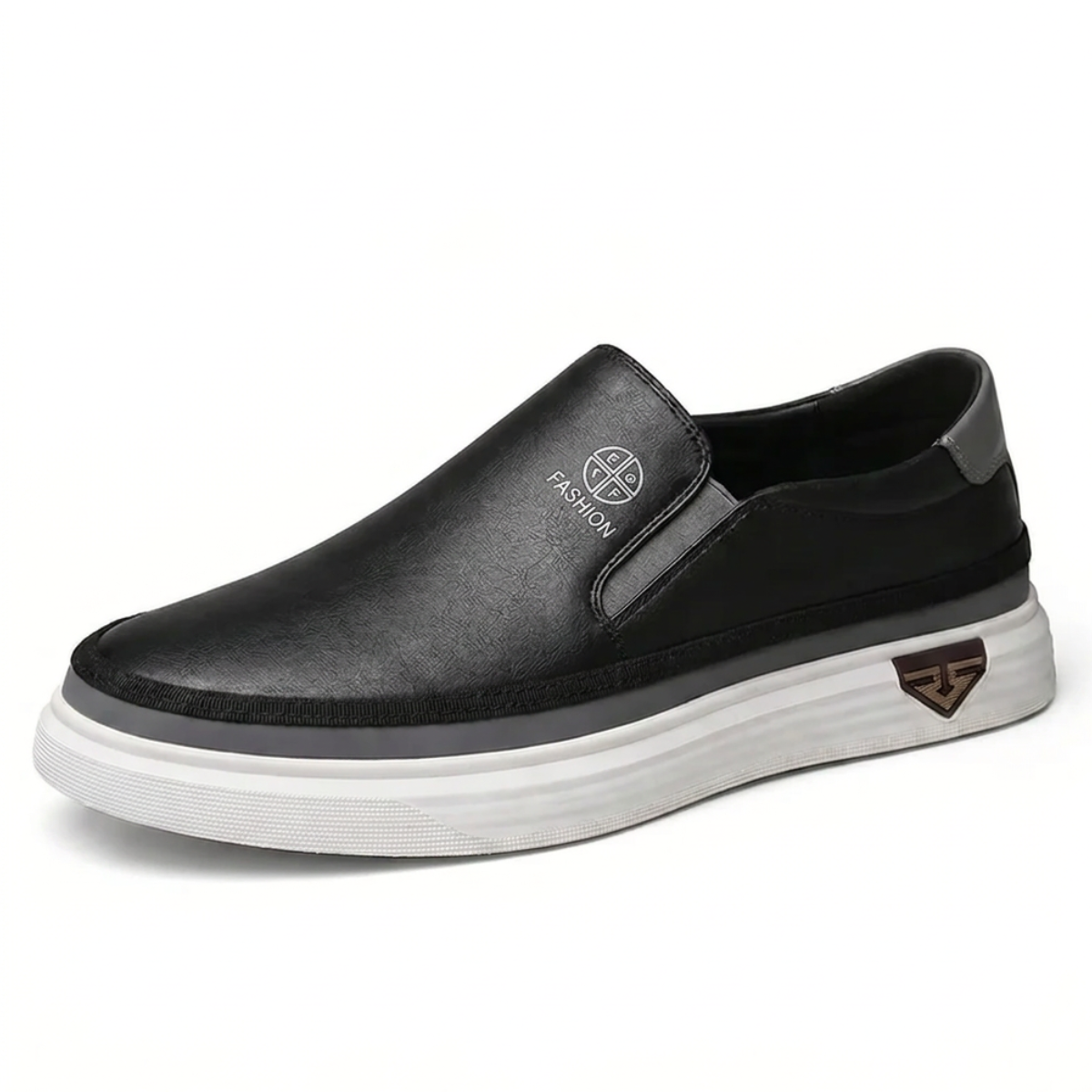 SNEAKER UOMO SLIP-ON IN PELLE
