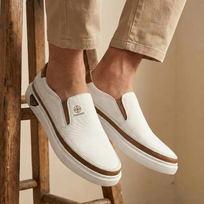 SNEAKER UOMO SLIP-ON IN PELLE